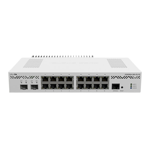 [CCR2004-16G-2Splus-PC] Mikrotik Cloud Core Router CCR2004-16G-2S+PC