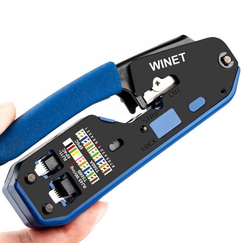 [WINET-RJ45-PENSE] Yeni Tasarım RJ45 Pense , Kolay Kullanım