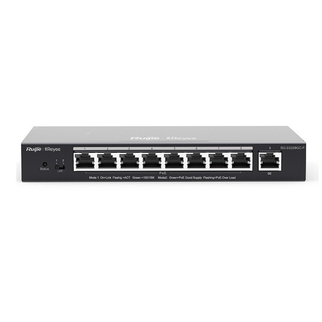 [RG-ES209GC-P] RG-ES209GC-P 9 Port Gigabit Smart Poe Switch
