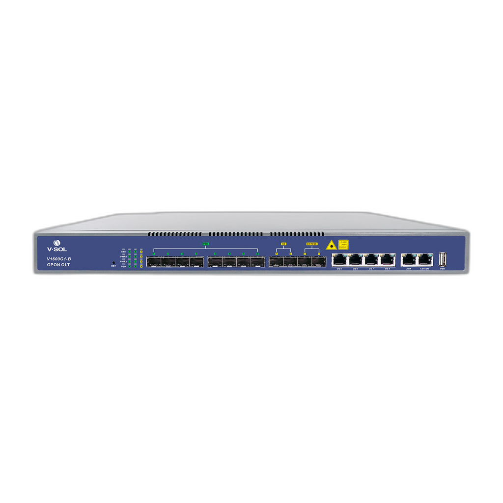 [GPON-OLT-V1600G1-B] VSOL - 8 PORT - OLT , FTTX , SFP+