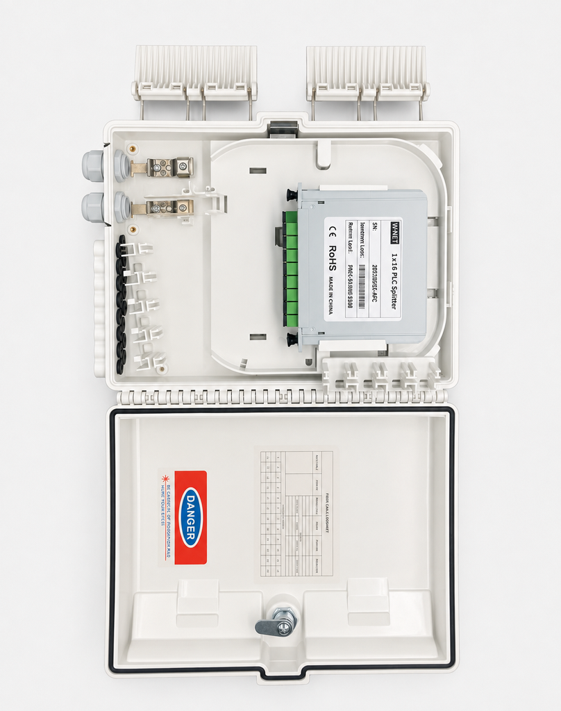 [FBR-ODP-16-CORE-HIBRIT] Fiber Optik Dağıtım Kutusu  - 16 Core