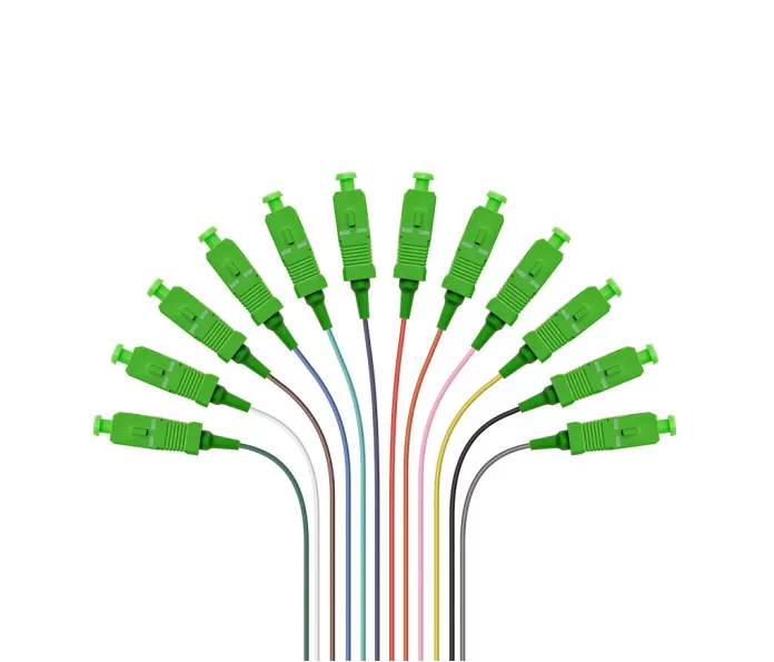 [FBR-PT-SM-SC-APC-12C-1M] SC-APC SM 9/125 PİGTAİL 1 METRE - 12 Core