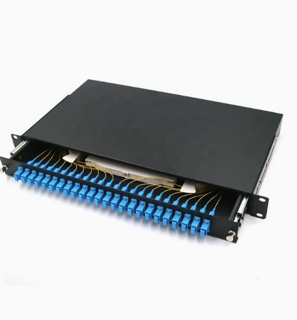 [FBR-RACK-24-SC-UPC-FULL] 24 Core SC-UPC Hazır Panel - 1U Rack