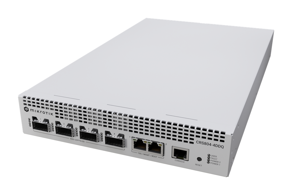 [CRS804-4DDQ-hRM] CRS804-4DDQ-hRM Cloud Router Switch RouterOS v7
