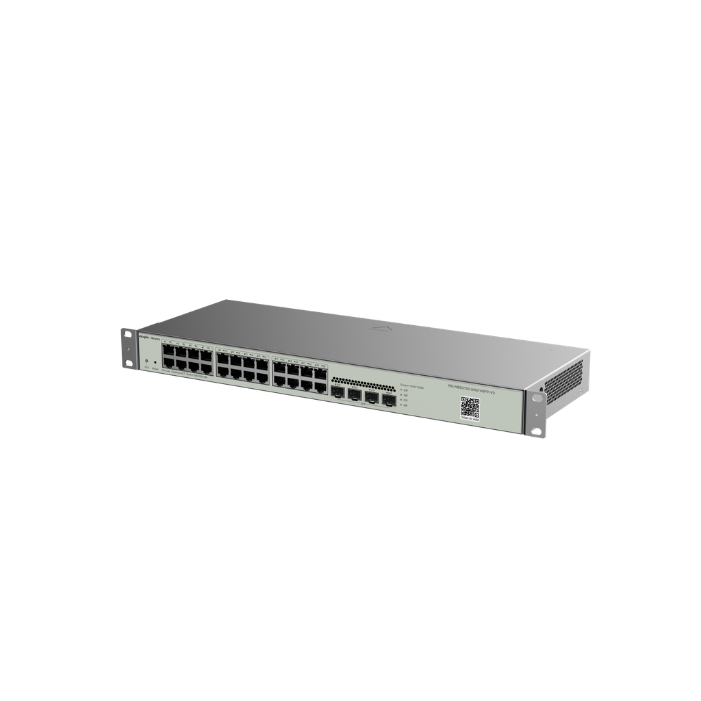 RG-NBS3100-24GT4SFP-V2, 28-portlu Gigabit Layer 2 Bulut (Cloud) Yönetimli Anahtar