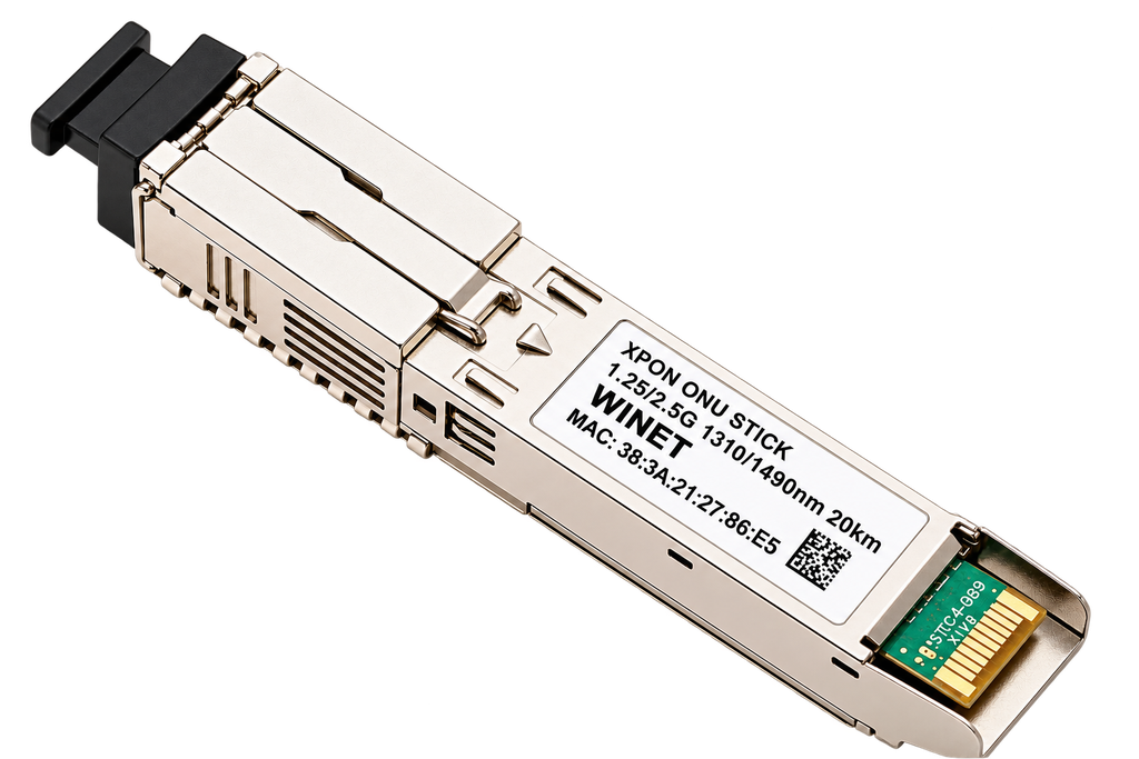 WINET XPON ONU SFP Stick – Realtek Chipset, GPON/EPON, 1GE, 20 km