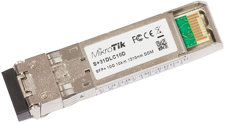 [S-31DLC10D] S+31DLC10D 10Gbit SFP Modül Mikrotik 10G SM 10km 1310nm