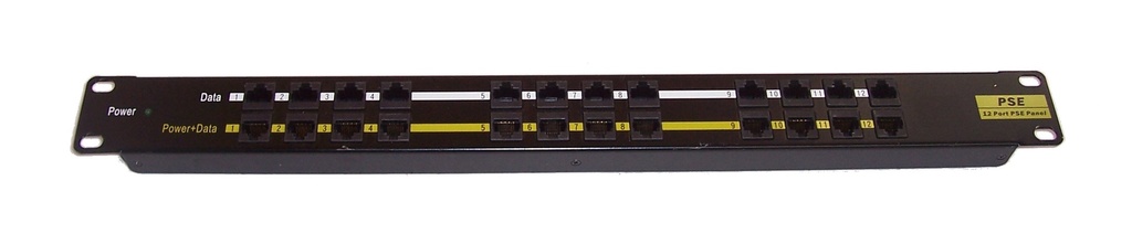 [PANEL-12PORT-POE] POE - 12 PORT Poe Injector (Poe Patch Panel ) 802.3AF /AT