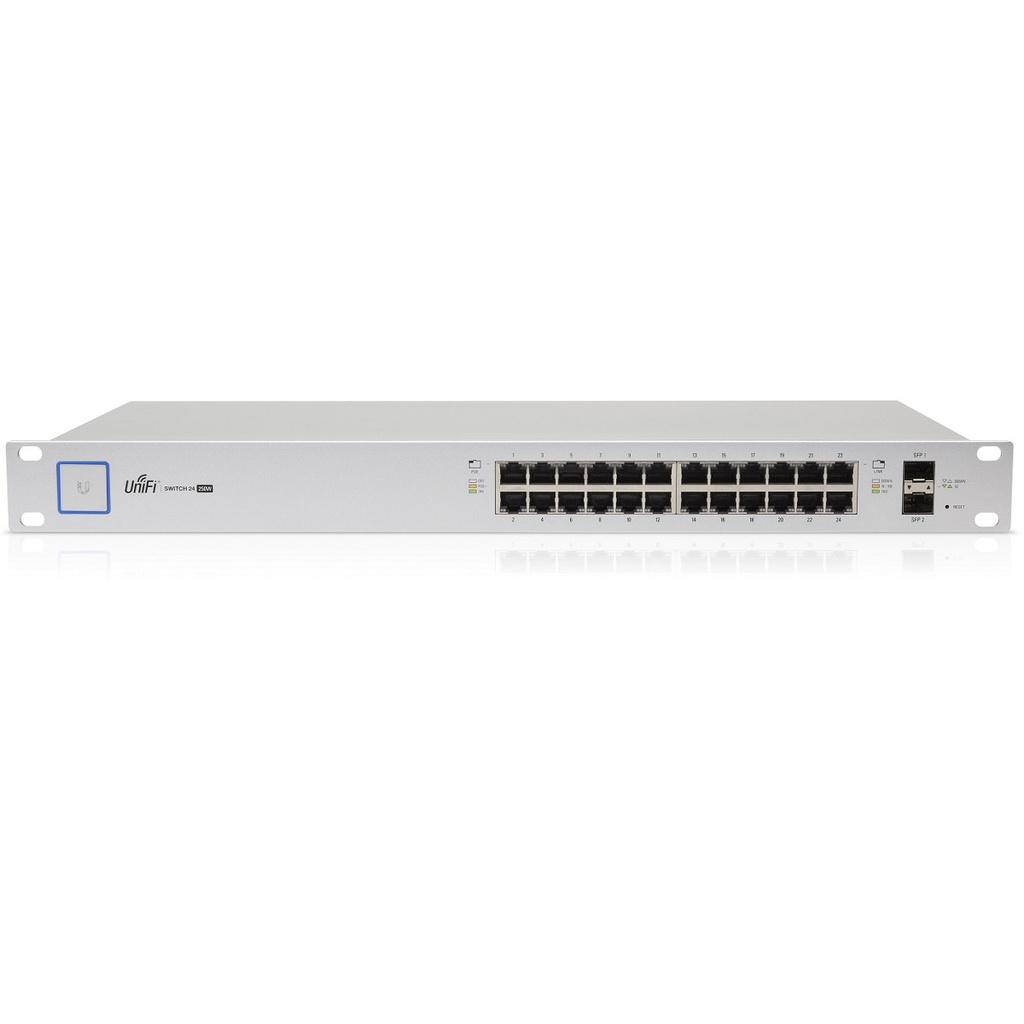 [US-24-250W] Unifi PoE+ Switch 24 Port , SFP, 250W
