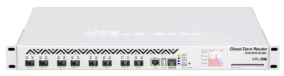[CCR1072-1G-8S-PLUS] CCR1072-1G-8S+ CloudCore Router 16GB RAM