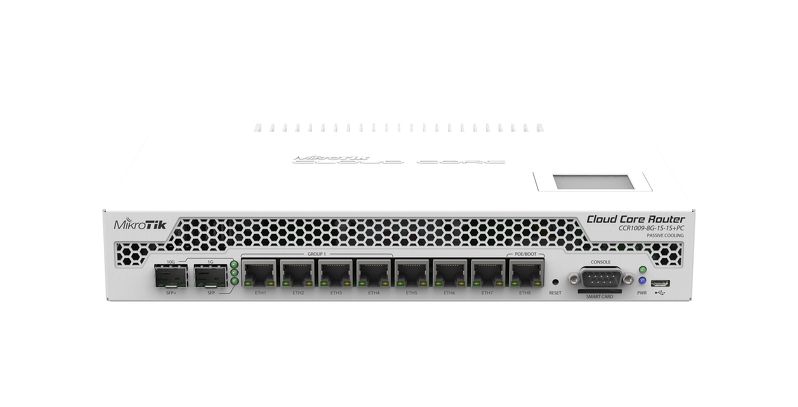 [CCR1009-8G-1S-1Splus-pc] CCR1009-8G-1S-1S+PC Cloud Core Router