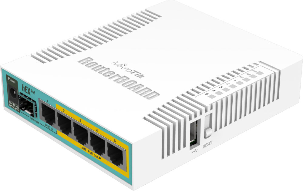 [RB960PGS] Mikrotik RB960PGS Hex PoE Switch / Router  ( 802.3af/at)