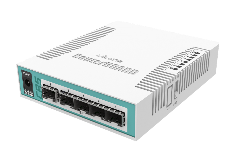 [CRS106-1C-5S] Cloud Router Switch CRS106-1C-5S  Fiber Switch 6 Port SFP