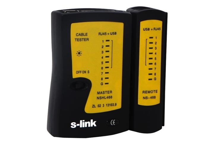 [SLINK-SL-470] S-Link SL-470 RJ45 + Usb Kablo Test Cihazı