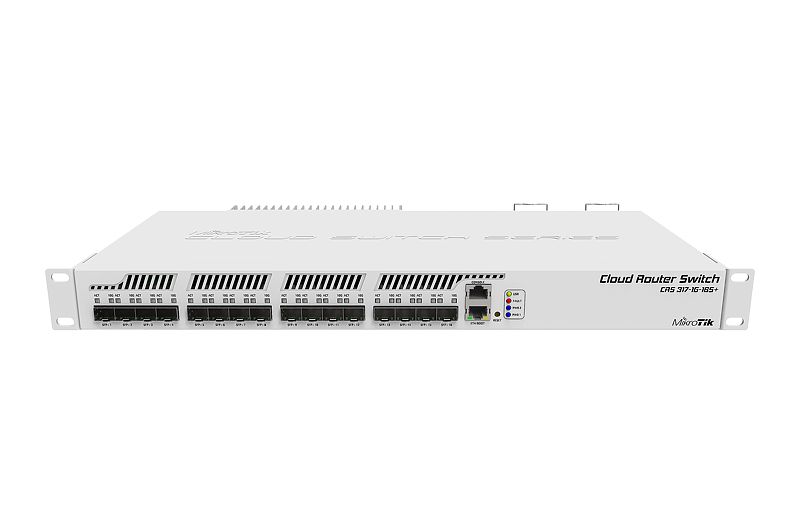 [CRS317-1G-16S-PLUS-RM] Cloud Router Switch 16x SFP+(10G ) 1Gbit Eth