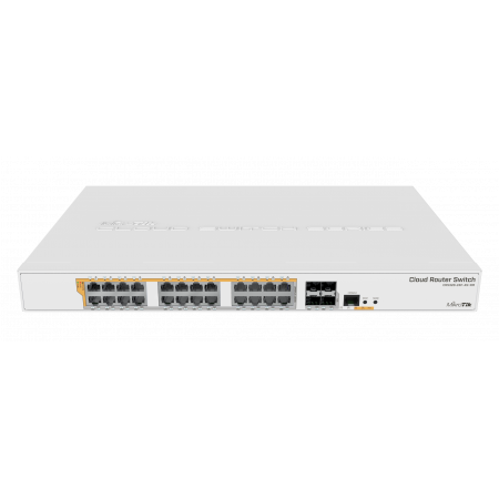 [CRS328-24P-4S-PLUS-RM] Cloud Router Switch 24 Port 500W PoE Switch 10Gbit