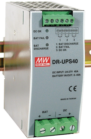 [MW-DR-UPS40] DR-UPS40, 24-29VDC RAY TİPİ UPS MODÜL