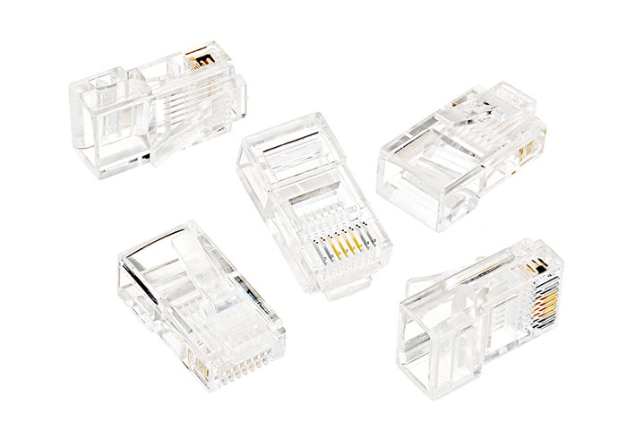 [SL-RJ460] RJ-45 100 Lü Paket CAT-6 Konnektör Plastik