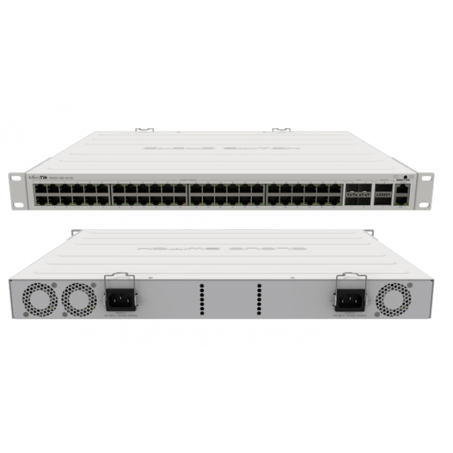 [CRS354-48G-4SPlus2QPlusRM] CRS354-48G-4S+2Q+ 48 Port Gigabit , 4xSFP+ , 2xQSFP+