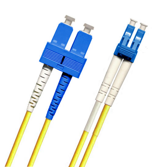 [FBR-SM-LC-SC-15M] LC - SC FIBER PATCH KABLO SM - 15 MT