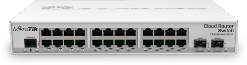 [CRS326-24G-2S-PLUS-IN] CRS326-24G-2S+IN Cloud Router Switch 24xGigabit  2xSFP+  Level 5  Switch