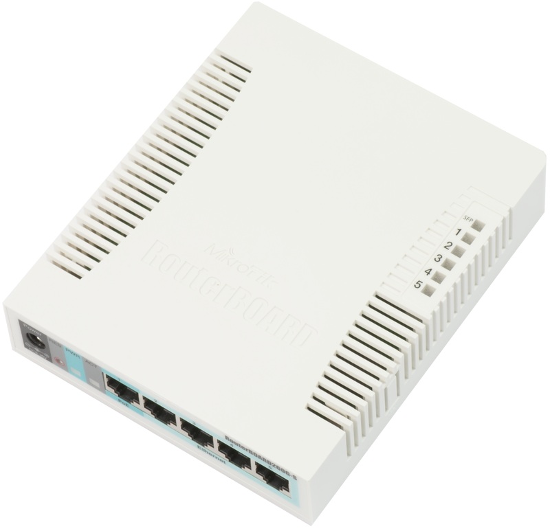 [RB260GS] RB260GS  5 Port Gigabit Switch  / 1 Port SFP ( Fiber Converter )