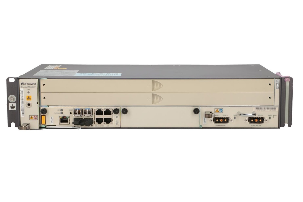 [HW-MA5608T] Huawei SmartAX MA5608T GPON OLT, 19 inch 2U height  2 service slots