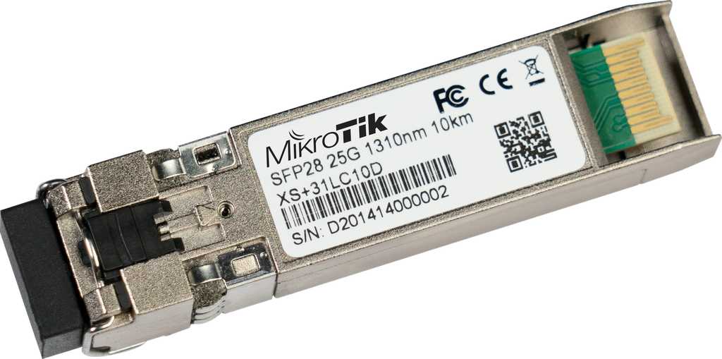 [XS-31LC10D] XS+31LC10D 25/10/1Gbit SFP28 Modül Mikrotik Single Mode 10km 1310nm